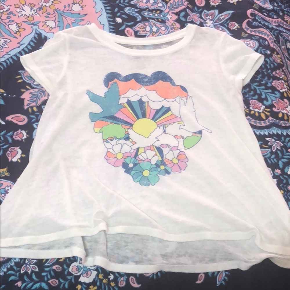 Bethany Mota White T-shirt